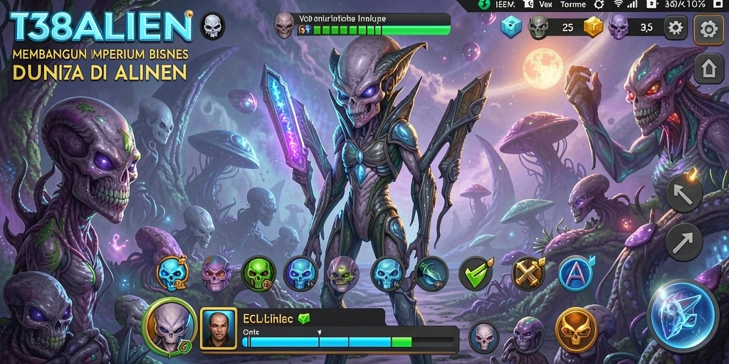Screenshot menarik dari gameplay 138ALIEN menunjukkan proses membangun bisnis.