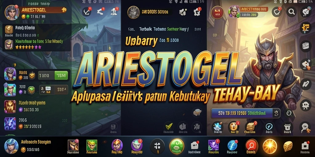Tampilan antarmuka aplikasi ARIESTOGEL yang sederhana dan fungsional.