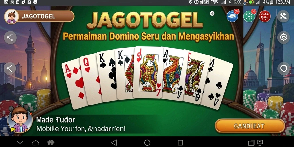 Screenshot gameplay JAGOTOGEL yang menunjukkan serunya permainan Domino.