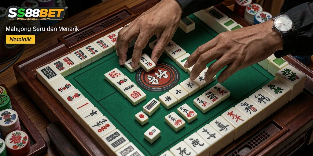 Screenshot gameplay SS88BET yang menggambarkan tantangan Mahjong.