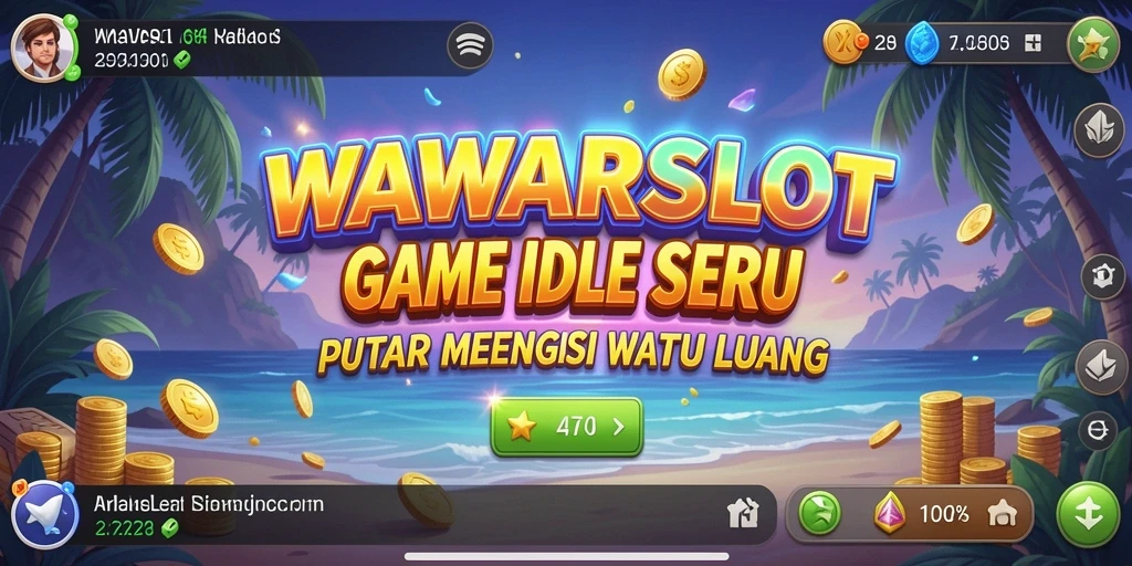 Tampilan gameplay seru dari WAWARSLOT dengan mesin slot beragam.
